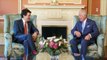 'Never wavered!' Justin Trudeau pays tribute to Prince Charles as pair meet on Canada trip