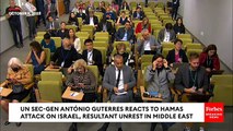 UN Secretary-General António Guterres Reacts To Hamas's Israel Attack, Calls For End To 'Vicious Circle Of Bloodshed'