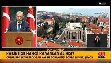 Cumhurbaşkanı Erdoğan'dan Kabine Toplantısı sonrası açıklamalar... "Emekliye tek seferlik 5 bin TL ikramiye"