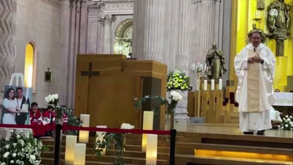 Con una misa recuerdan a Dany y José en la fecha elegida para su boda