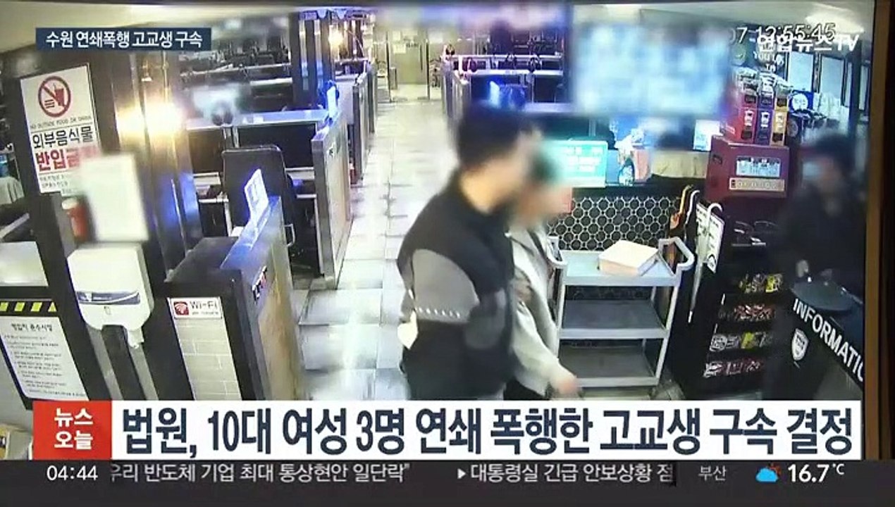 일면식 없는 10대 여성 3명 연쇄 폭행…고교생 구속