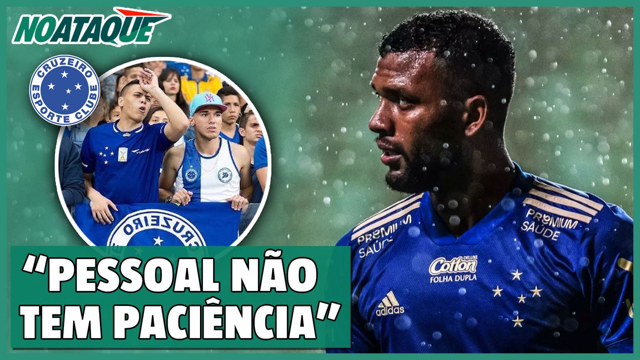 Thiago critica 'falta de paciência' da torcida do Cruzeiro
