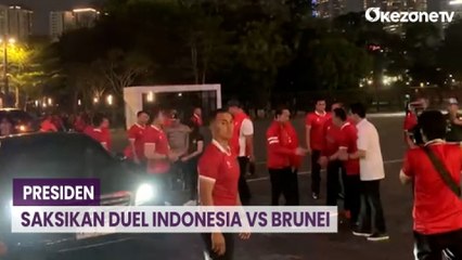 Presiden Saksikan Kualifikasi Piala Dunia 2026 Indonesia vs Brunei Darussalam
