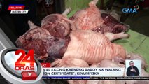 Aabot sa 65kg karneng baboy na walang 