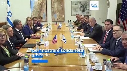 Blinken a Netanyahu: "Finché l'America esisterà, saremo al vostro fianco"
