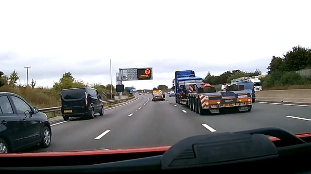Police discover drink-driver fast asleep behind wheel after swerving across busy Nottinghamshire motorway