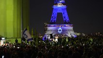 A Paris, des milliers de personnes manifestent en en solidarité avec Israël