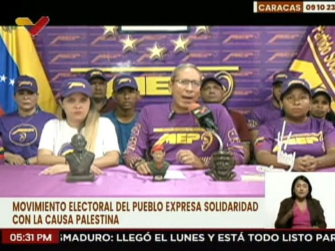 MEP expresa su solidaridad con el pueblo de Palestina tras los ataques de Israel