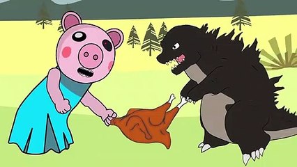 Roblox Piggy Vs Godzilla Infinity War Scrambled For Chicken