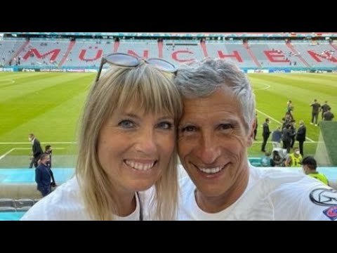 PHOTO France – Allemagne : le selfie de Nagui et Mélanie Page depuis les tribunes...