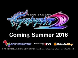 Azure Striker Gunvolt 2 - Teaser Trailer