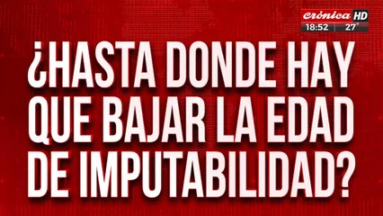 ¿Baja de imputabilidad? Opina la gente