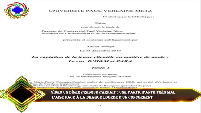 VIDEO Un dîner presque parfait : une participante très mal l’aise face à la drague lourde d’un conc