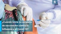 A preparar el brazo. Anuncian campaña anual de vacunación contra Covid-19 e influenza en CDMX