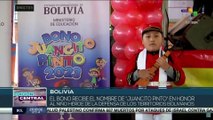 En Bolivia el Gobierno inició el pago de un bono anual a más de dos millones de estudiantes