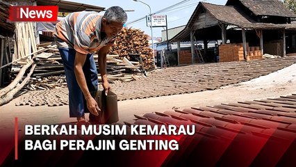 Musim Kemarau, Perajin Genting di Boyolali Kelimpahan Berkah