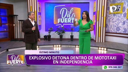 Atentado en Independencia: madre culpa a venezolanos de lanzar explosivo contra mototaxi de su hijo