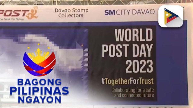 Stamp exhibit, isinagawa sa Davao City bilang paggunita sa World Post Day 2023