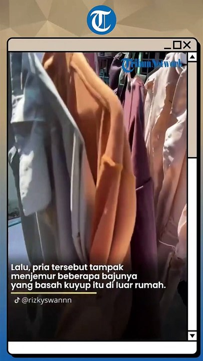 Cuaca Panas Menyengat, Eksperimen Jemur Pakaian Basah, Langsung Kering dalam 30 Menit