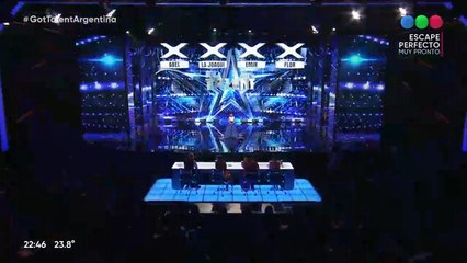 Abel Pintos se emocionó con la voz de una niña y la mandó directo a la final de "Got Talent Argentina"
