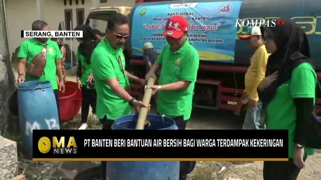 Pengadilan Tinggi Banten Salurkan Bantuan Air Bersih untuk Warga Terdampak Kekeringan - MA NEWS