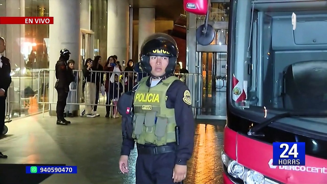 Selección Peruana llega a su hotel de concentración en San Isidro