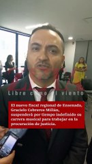 Dejará la música para convertirse en Fiscal Regional en Ensenada.