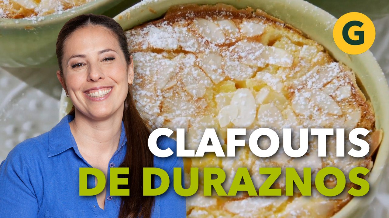 CLAFOUTIS de DURAZNO: POSTRE INDIVIDUAL de la mano de Estefi Colombo | El Gourmet