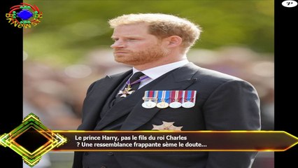 Le prince Harry, pas le fils du roi Charles  ? Une ressemblance frappante sème le doute...
