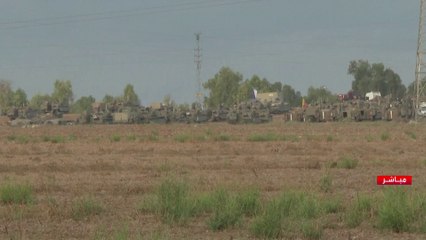 صور مباشرة لحشود عسكرية إسرائيلية على حدود قطاع غزة