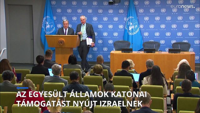 Az Egyesült Államok fegyvereket küld Izraelnek