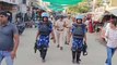 दांतारामगढ़: रैपिड एक्शन फोर्स व पुलिस ने निकाला फ्लैग मार्च, आमजन को दिया ये संदेश