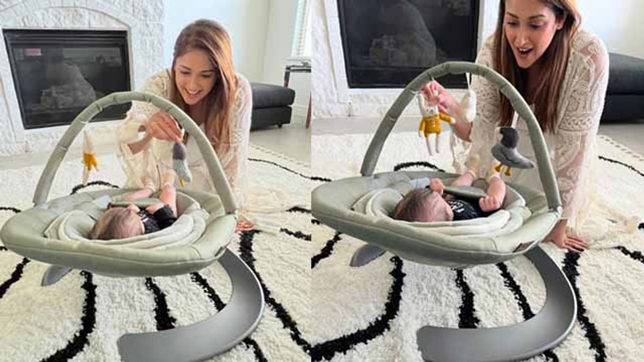 Ileana D'Cruz Son Koa Phoenix Dolan Cute Photo Viral,Baby Swing पर...| Boldsky