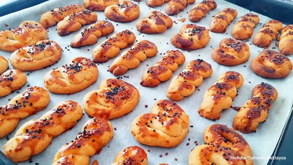 Yerken Kendinize Engel olamayacak Tadına DoyamayacaksınızPastane Usülü çatal kurabiye tarifi kıyır