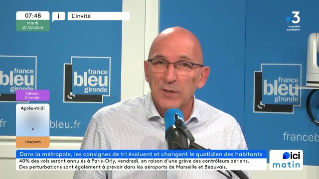 Patrick Labesse, vice-président de Bordeaux Métropole en charge de la politique zéro déchets