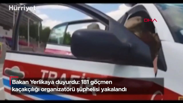 Bakan Yerlikaya duyurdu: 181 göçmen kaçakçılığı organizatörü şüphelisi yakalandı
