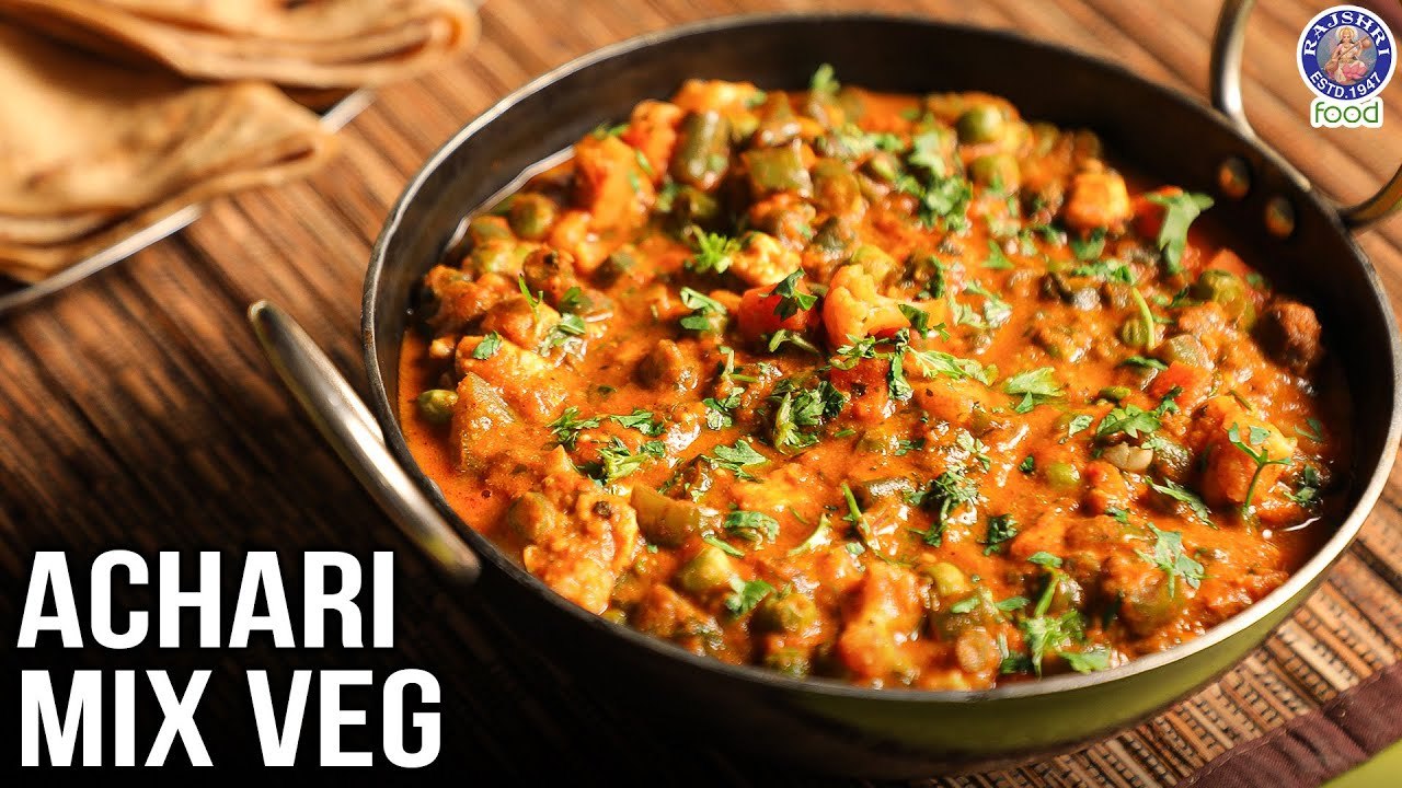 Achari Mix Veg Recipe | Unique & Tasty Pickle Mix Vegetable Recipe at Home | Ruchi Bharani