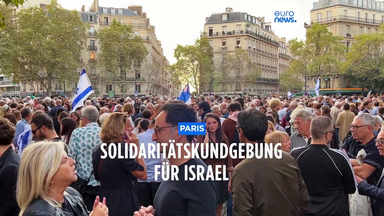 Blau-weißer Eiffelturm und Davidstern: Paris zeigt Solidarität mit Israel
