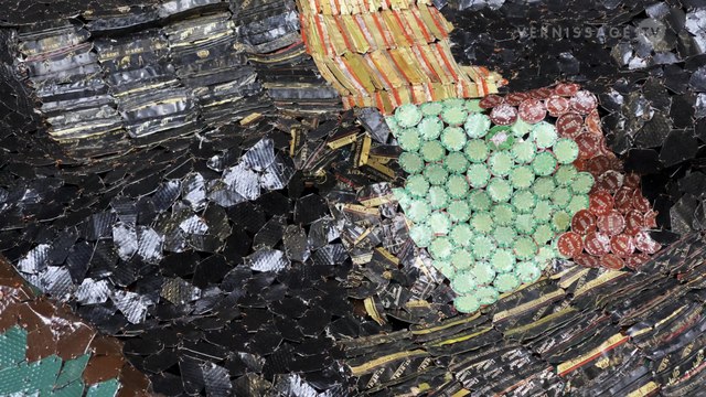 El Anatsui: Behind the Red Moon / Turbine Hall, Tate Modern