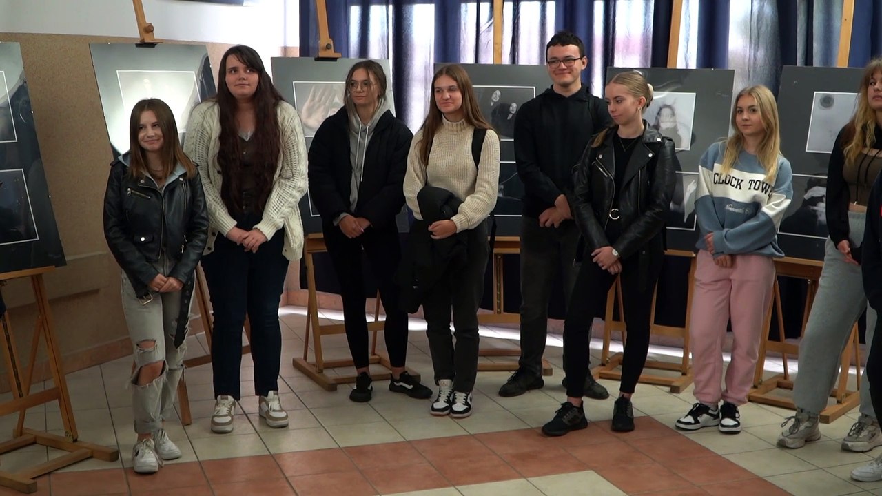 Wernisaż w ZSZ nr 3 w Ostrołęce