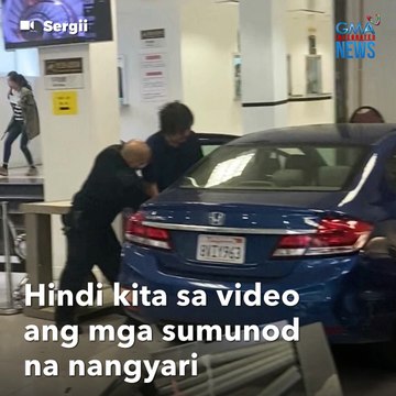 Driver ng sasakyang bumangga sa opisina ng Chinese consulate, pinagbabaril | GMA Integrated Newsfeed