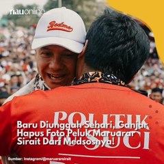 Baru Diunggah Sehari, Ganjar Hapus Foto Peluk Maruarar Sirait Dari Medsosnya