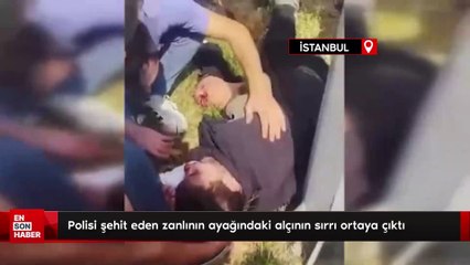 Büyükçekmece’de polisi şehit eden zanlının ayağındaki alçının sırrı ortaya çıktı