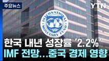 IMF, 내년 성장률 2.2%로 하향...중국 경제 부진 영향 / YTN