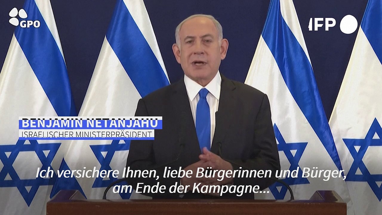 Netanjahu: Israels Reaktion “wird über Generationen nachhallen“