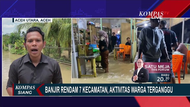 Banjir Rendam 7 Kecamatan di Aceh Utara, Begini Kondisi Warga yang Terdampak dan Terisolasi