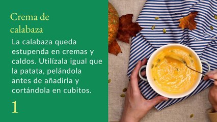 7 formas de preparar la calabaza