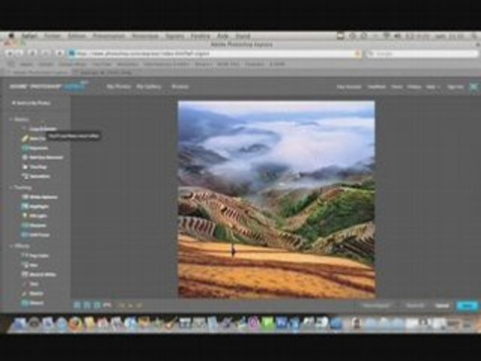 Screencast : Photoshop Express