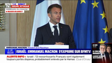 Emmanuel Macron dénonce "un insupportable chantage" du Hamas sur les otages