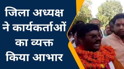 फतेहपुर: भाजपा के नवनियुक्त जिलाध्यक्ष का बिंदकी प्रथम आगमन पर हुआ जोरदार स्वागत